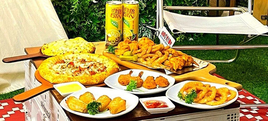 酸菜魚、雞爪、炸雞、甜品、披薩……搶占露營新場景，不負(fù)春游好“食”光